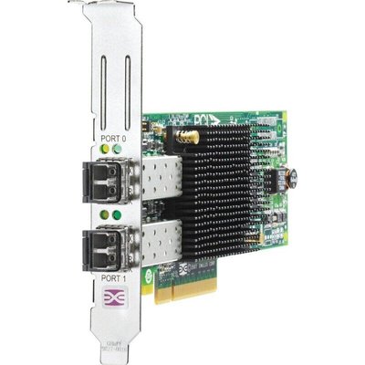 Сетевой Адаптер Emulex HPE StorageWorks HBA 82E 8Gb 2-port PCIe Fibre Channel Host Bus Adapter AJ763A AJ763B (б/у) AJ763B фото