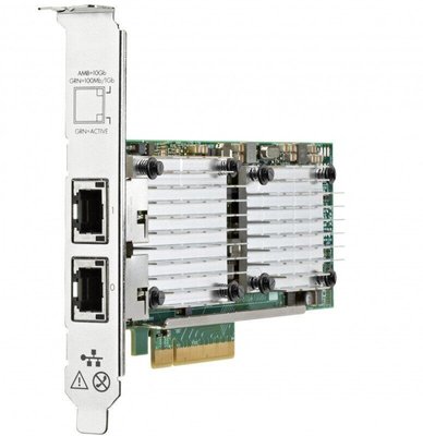 Мережевий Адаптер HPE Ethernet 10Gb 2-port 562T Adapter 817738-B21 [ Intel X550-AT2 PCI-E 3.0 x4 ] (б/в) 817738-B21 фото