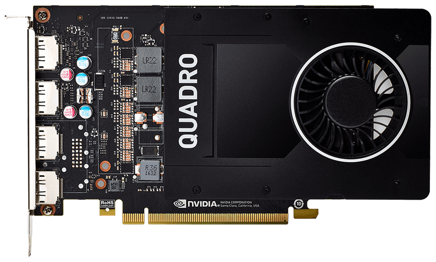 Видеокарта Nvidia Quadro P2200 ( 5 GB GDDR5 / 160-бит / 1280 CUDAs ) 1220 фото