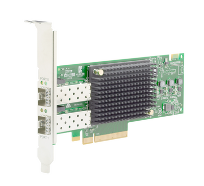 HPE SN1610E 32Gb 2-port Fibre Channel Host Bus Adapter R2J63A R2J63-63001 Emulex LPE35002-HPE P14422-001 040102-01025 фото