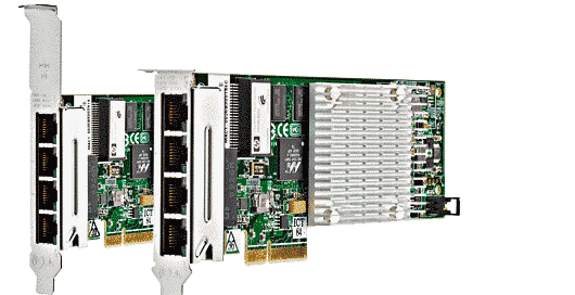 Сетевой Адаптер HP NC375T PCI Express Quad Port Gigabit Server Adapter (б/у) 538696-B21 фото