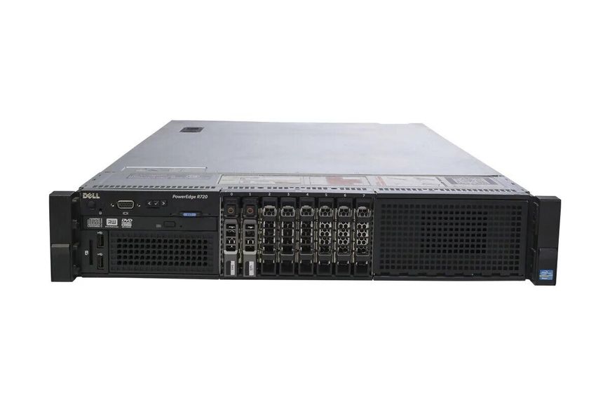Dell PowerEdge R720 (2P 16C/32T 4.0GHz 64GB DDR3 H310 57800S 1.6TB SSD ) 12005 фото