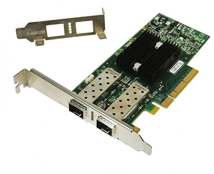 Мережевий Адаптер HP 10 GbE PCI-e G2 Dual Port Network Interface Card (б/в) 516937-B21 фото