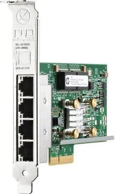 Мережевий Адаптер HPE Ethernet 1Gb 4-port 331T Adapter [ Four 1GbE ] [ Broadcom BCM5719 ] 647594-B21 (б/в) 647594-B21 фото