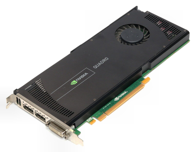 Відеокарта Nvidia Quadro 4000 ( 2 GB GDDR5 / 256-бит / 256 CUDAs ) 1201 фото
