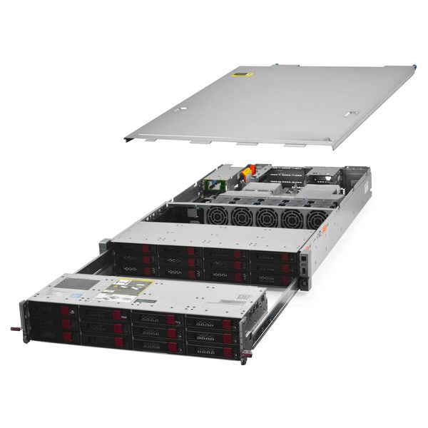 Сервер HPE Apollo 4200 Gen9 LFF ( 2x Xeon 2667v4 64GB DDR4 P840 4GB 561FLR-T 2x 1400W ) 193318 фото