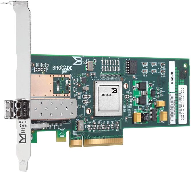 Сетевой Адаптер Brocade HPE 81B 8Gb 1-port PCIe Fibre Channel Host Bus Adapter AP769B (б/у) AP769B фото